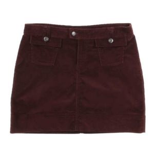For Lizzle Patagonia Corduroy Skirt Burgundy Maroon Red A-Line Skirt 6